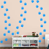 VWAQ Bear Paw Print Floor Decals - Peel and Stick Footprint Wall Stickers - 36 PCS - VWAQ Vinyl Wall Art Quotes and Prints