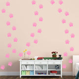 VWAQ Bear Paw Print Floor Decals - Peel and Stick Footprint Wall Stickers - 36 PCS - VWAQ Vinyl Wall Art Quotes and Prints