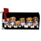 VWAQ Puppy Mailbox Covers Magnetic - Dogs Mailbox Wraps Decor - MBM13 - VWAQ Vinyl Wall Art Quotes and Prints