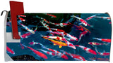 VWAQ Koi Fish Mailbox Covers Magnetic Summer Mailbox Wraps Decoration - MBM30