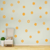 Snowflakes Wall Decals for Girls Bedroom Peel and Stick Stickers Winter Theme Decor VWAQ - 30PCS