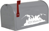 Personalized Mailbox Address Decals Set of 2 Forest Custom Address Vinyl Stickers VWAQ - CMB28