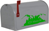 Personalized Mailbox Address Decals Set of 2 Forest Custom Address Vinyl Stickers VWAQ - CMB28