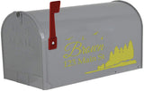Custom Mailbox Address Decal - Family Name Sticker Personalized Decor VWAQ - CMB29
