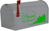 Custom Mailbox Address Decal - Family Name Sticker Personalized Decor VWAQ - CMB29