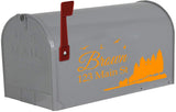 Custom Mailbox Address Decal - Family Name Sticker Personalized Decor VWAQ - CMB29