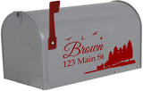 Custom Mailbox Address Decal - Family Name Sticker Personalized Decor VWAQ - CMB29