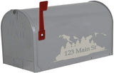 Personalized Mailbox Address Decals Set of 2 Forest Custom Address Vinyl Stickers VWAQ - CMB28
