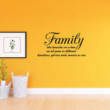 VWAQ Family Like Branches on a Tree Vinyl Wall Decals Quotes Home Sayings Decor