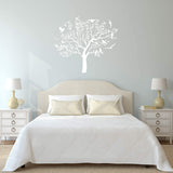 Tree with Birds Branches Decor Stickers Living Room Leaves Nursery Art VWAQ - V1