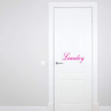 Laundry Door Decal Vinyl Sticker Laundry Room Decor Home Decorations VWAQ