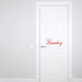 Laundry Door Decal Vinyl Sticker Laundry Room Decor Home Decorations VWAQ