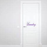 Laundry Door Decal Vinyl Sticker Laundry Room Decor Home Decorations VWAQ