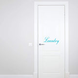 Laundry Door Decal Vinyl Sticker Laundry Room Decor Home Decorations VWAQ