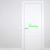 Laundry Door Decal Vinyl Sticker Laundry Room Decor Home Decorations VWAQ