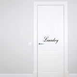 Laundry Door Decal Vinyl Sticker Laundry Room Decor Home Decorations VWAQ