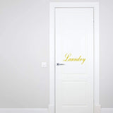 Laundry Door Decal Vinyl Sticker Laundry Room Decor Home Decorations VWAQ