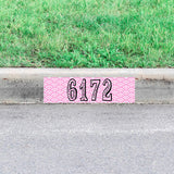 Personalized Curbside Street Number Sticker Custom Curb Address Decal Vinyl Home Decor VWAQ - PCCD13