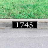 Personalized Curbside Street Number Decal Custom Curb Address Sticker Outdoor Decor VWAQ - PCCD19