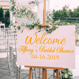 Custom Wedding Decals VWAQ - CS55