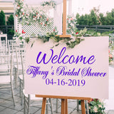 Custom Wedding Decals VWAQ - CS55