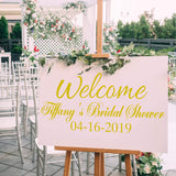 Custom Wedding Decals VWAQ - CS55