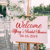 Custom Wedding Decals VWAQ - CS55