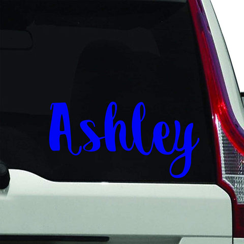 VWAQ Custom Name Car Window Decal Personalized Vehicle Vinyl Sticker - CVD1