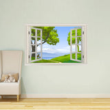 VWAQ - Kids Nature Wall Decal Window Sticker Woodland Nursery Murals Peel and Stick - NWT24