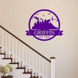 Custom Family Name Personalized Wall Decals VWAQ - CS64