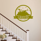 Custom Family Name Personalized Wall Decals VWAQ - CS64