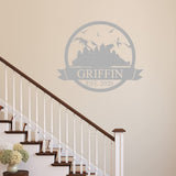 Custom Family Name Personalized Wall Decals VWAQ - CS64