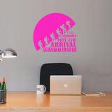 The Journey Not The Arrival Matters Motivational Wall Decals VWAQ