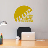 The Journey Not The Arrival Matters Motivational Wall Decals VWAQ
