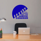The Journey Not The Arrival Matters Motivational Wall Decals VWAQ