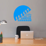 The Journey Not The Arrival Matters Motivational Wall Decals VWAQ