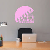 The Journey Not The Arrival Matters Motivational Wall Decals VWAQ