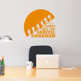 The Journey Not The Arrival Matters Motivational Wall Decals VWAQ