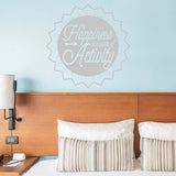 Happiness is a State of Activity Motivational Wall Decal VWAQ