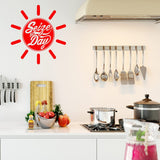 Seize The Day Wall Decal Sunshine Wall Decor VWAQ