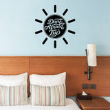 VWAQ Don't Be Afraid to Try Wall Decal Sunshine Wall Decor