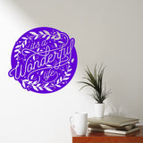 It's A Wonderful Life Wall Decal Inspirational Home Decor VWAQ