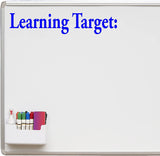 Learning Target Whiteboard Decal Vinyl Wall Decals VWAQ