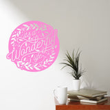 It's A Wonderful Life Wall Decal Inspirational Home Decor VWAQ