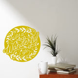 It's A Wonderful Life Wall Decal Inspirational Home Decor VWAQ