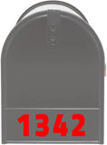 Custom Mailbox Decals - Address Numbers Mailbox Door Personalized VWAQ - MFD1