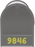 Mailbox Decals - Custom Address Numbers Vinyl Sticker Mailbox Face VWAQ - MFD3