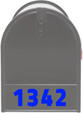 Custom Mailbox Decals - Address Numbers Mailbox Door Personalized VWAQ - MFD1