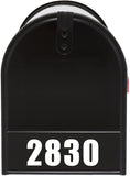 Custom Mailbox Decals - Personalized Address Numbers Vinyl Sticker Mailbox Face VWAQ - MFD4