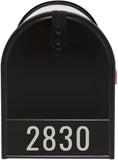 Personalized Address Mailbox Decals Custom Numbers Vinyl Sticker Mailbox Face VWAQ - MFD5